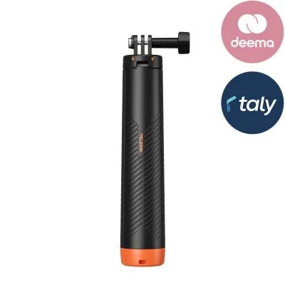 Telesin Floating Selfie Stick with Tripod for action cameras - Black